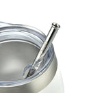 Insulated Wine Tumbler  Stay Amazing - With S/Steel Straw 320ml