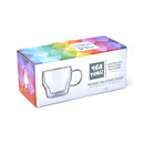 Two Double Walled Glass Tea Cups