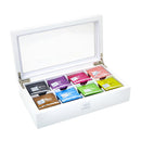 White Wooden Luxury Tea Chest
