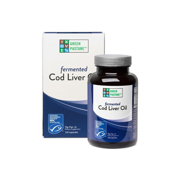 Green Pastures Fermented Cod Liver Oil 120 Capsules