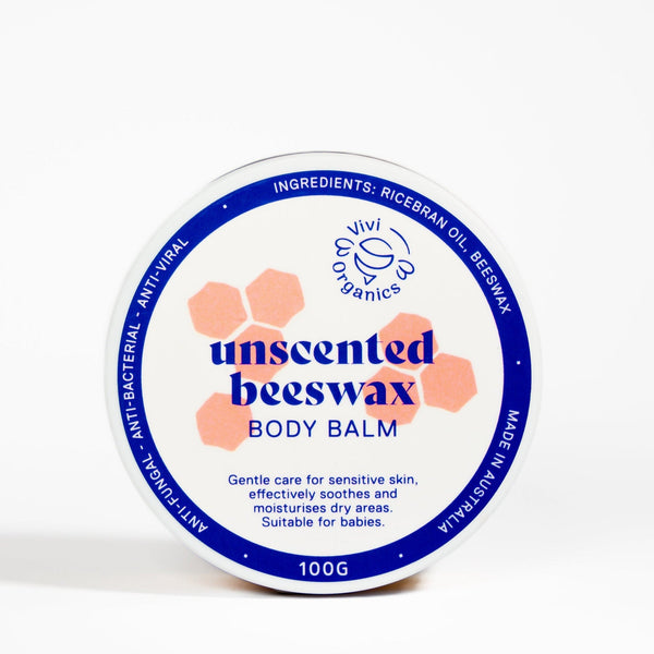 Vivi Organics Beeswax Unscented Moisturising Balm