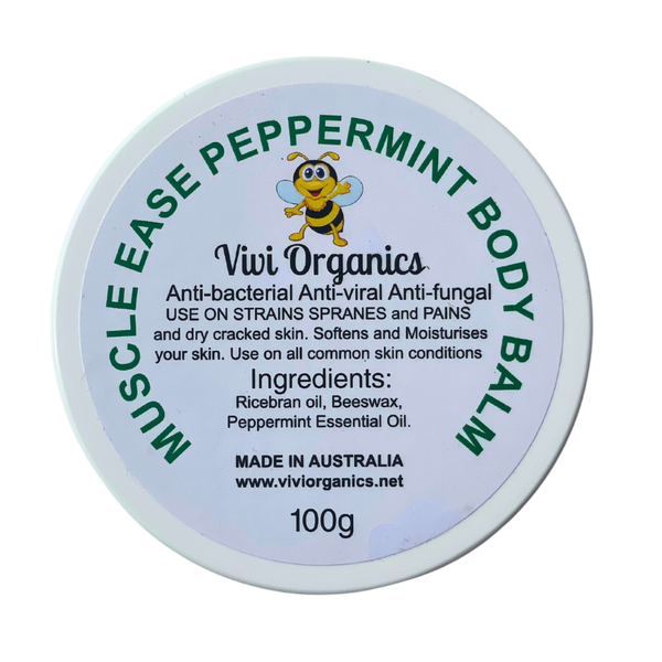 Vivi Organics Muscle Ease Peppermint Balm