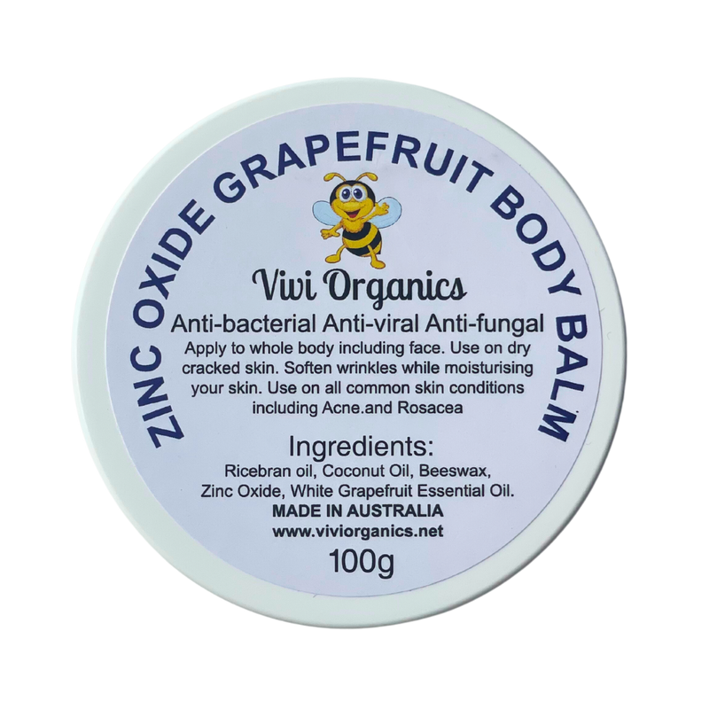 Vivi Organics Grapefruit & Zinc Oxide Moisturiser