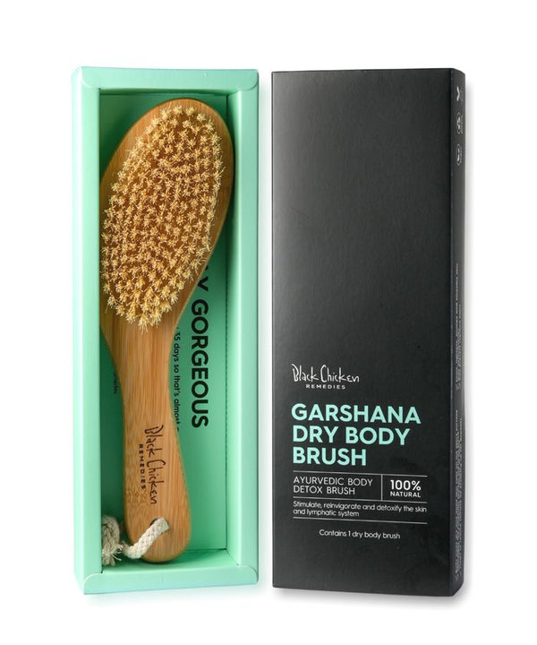 Black Chicken Garshana - Dry Body Brush