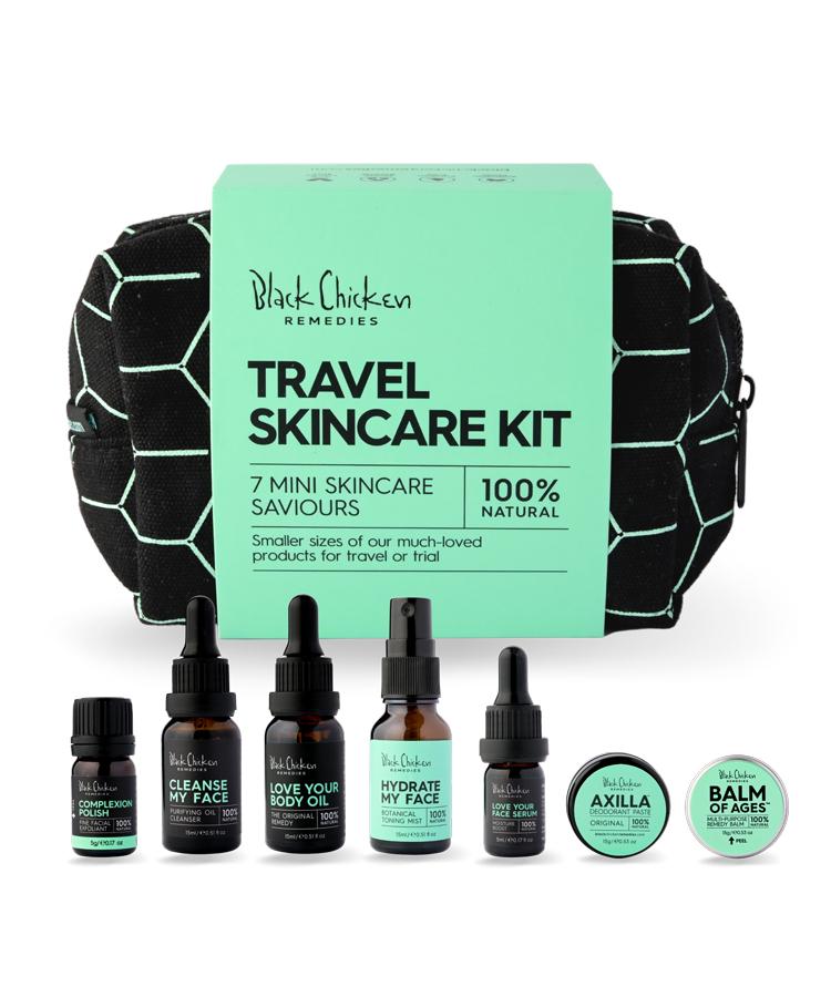 Black Chicken Travel Skincare Kit - Natural Skincare Pack