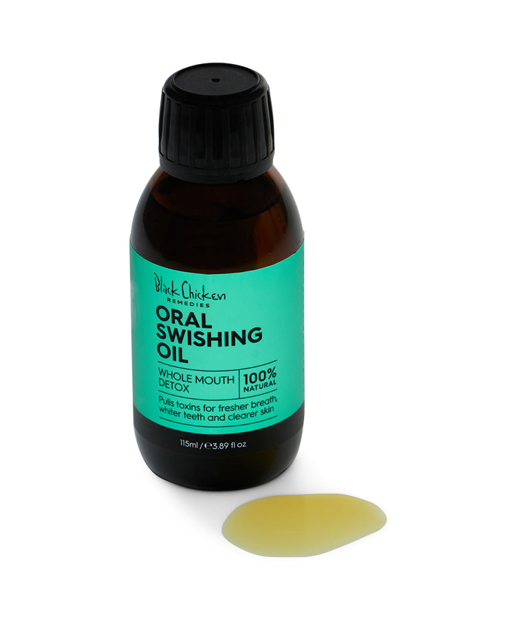 Black Chicken Oral Swishing Oil - Oil Pulling Oil