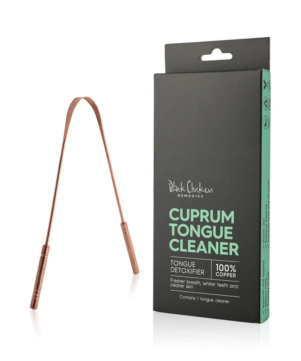 Black Chicken Cuprum Tongue Cleaner - Copper Tongue Cleaner
