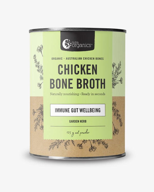 Nutra Organic Chicken Bone Broth Garden Herb