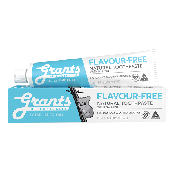 Grants Flavour Free Natural Toothpaste - Fluoride Free - 110g