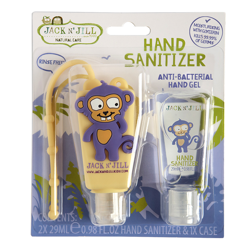 Jack and Jill Hand Sanitiser - 2 Pack 29mL, Alcohol Free