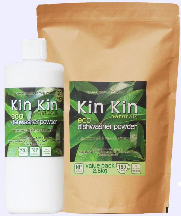 Kin Kin naturals - Dishwasher Powder Lemon myrtle & Lime essential oils